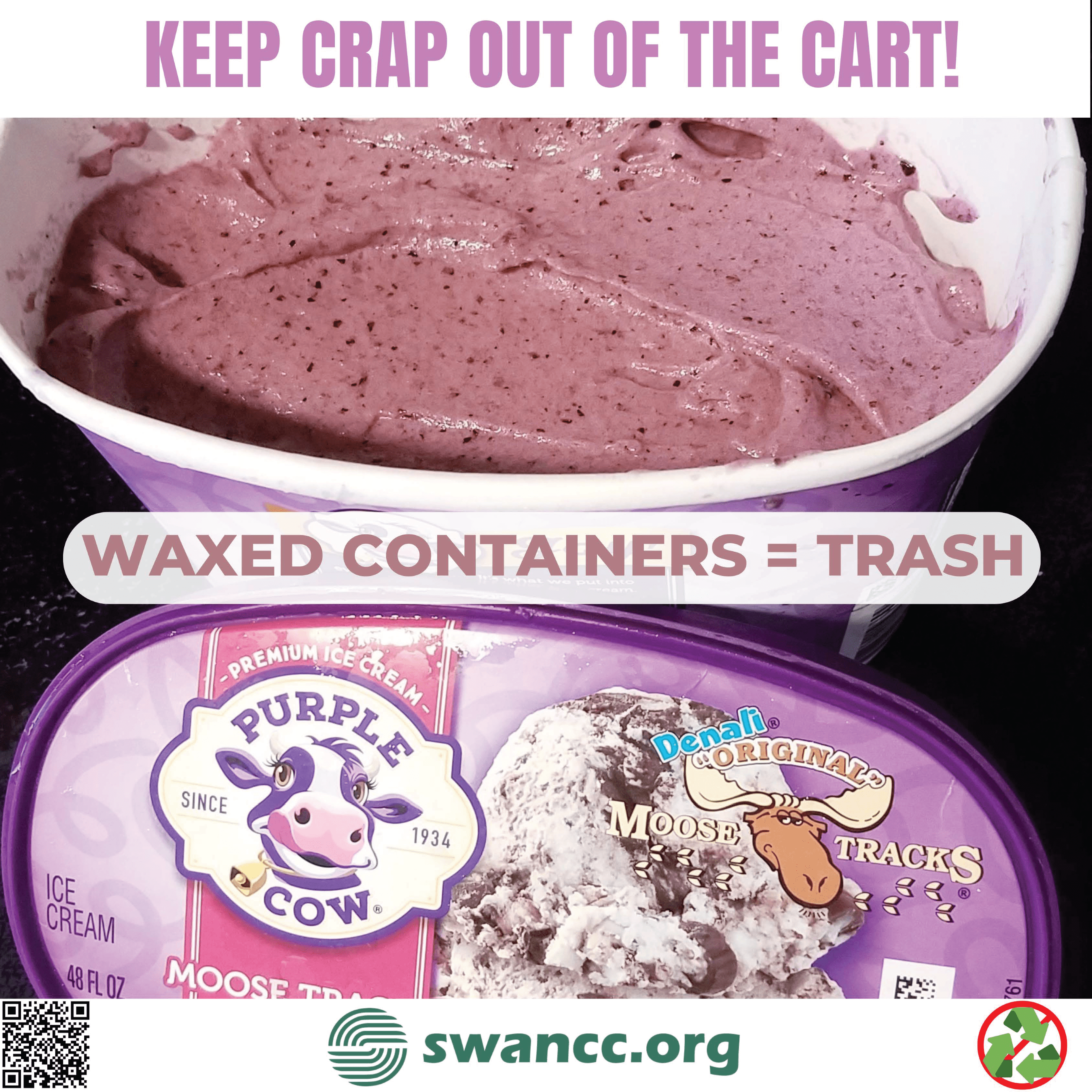 Waxed Containers = Trash