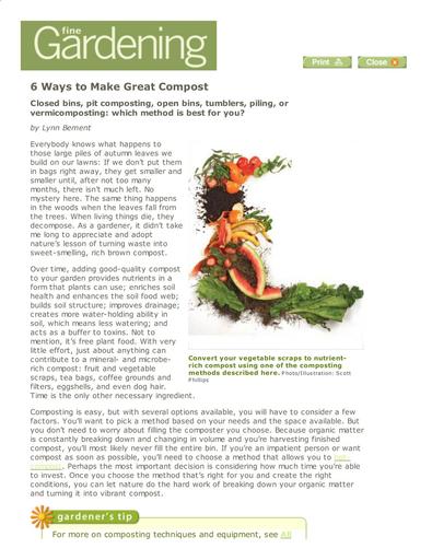 6 Ways to Make Great Compost