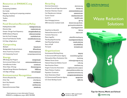 Waste Reduction Solutions brochure